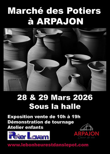 Affiche du marché de céramique de Locmariaquer