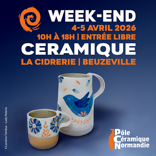affiche de du week-end céramique de Beuzeville